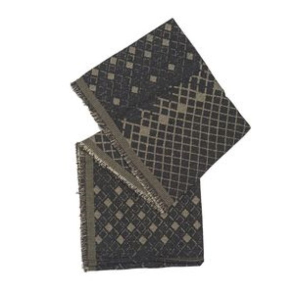 Acrylic Viscose Luxury Style Blend Checker Infinity Scarf - Picture 3 of 3